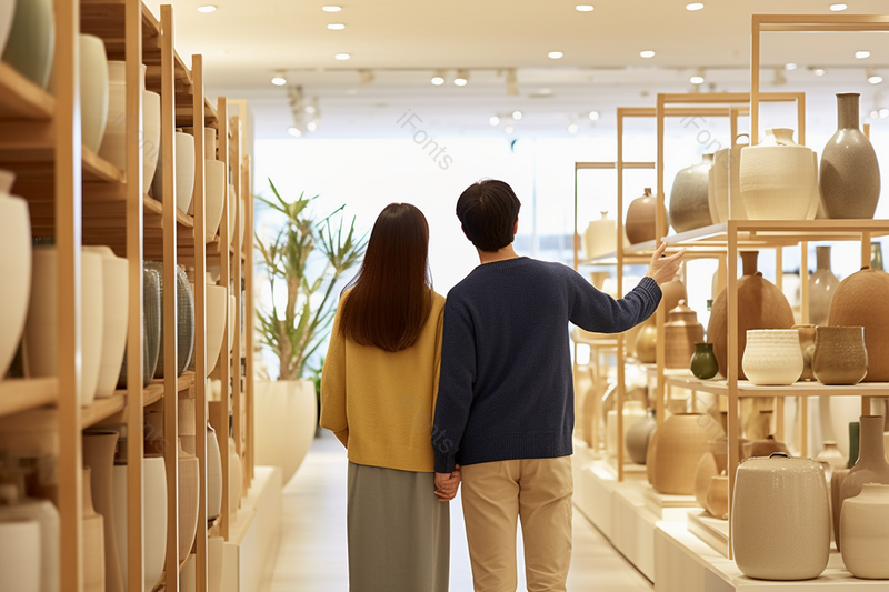 情侣居家用品店购物挑选,高清,摄影图,摄影图片,图片大全,摄影图免费下载